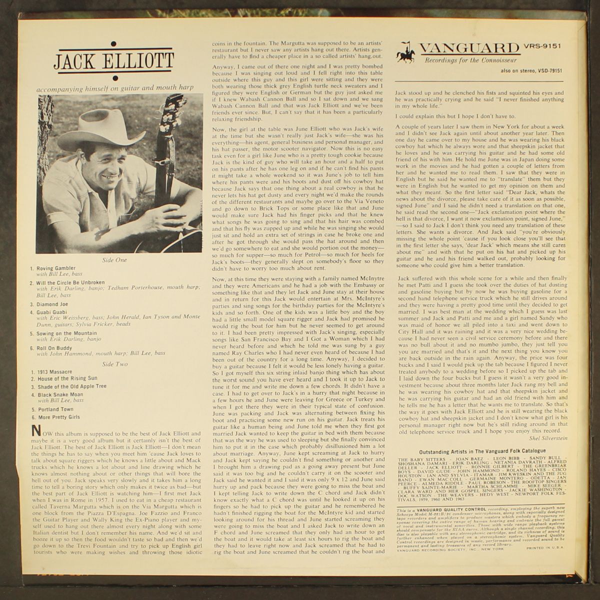 jack elliott by RAMBLIN' JACK ELLIOTT
