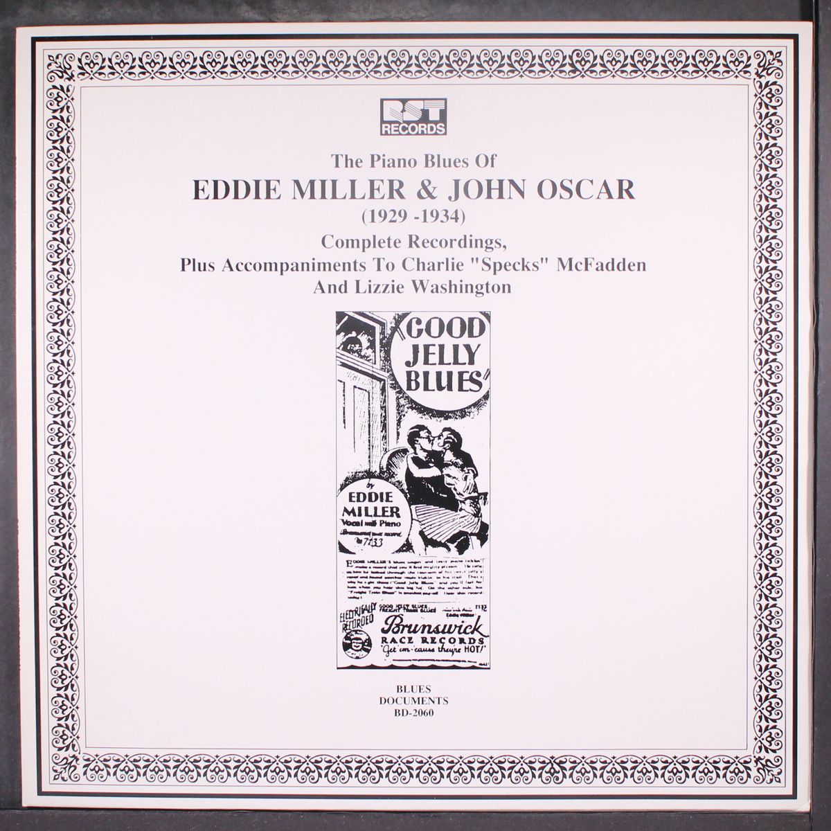 the piano blues of eddie miller & john oscar, 1929-1934 by EDDIE MILLER & JOHN OSCAR