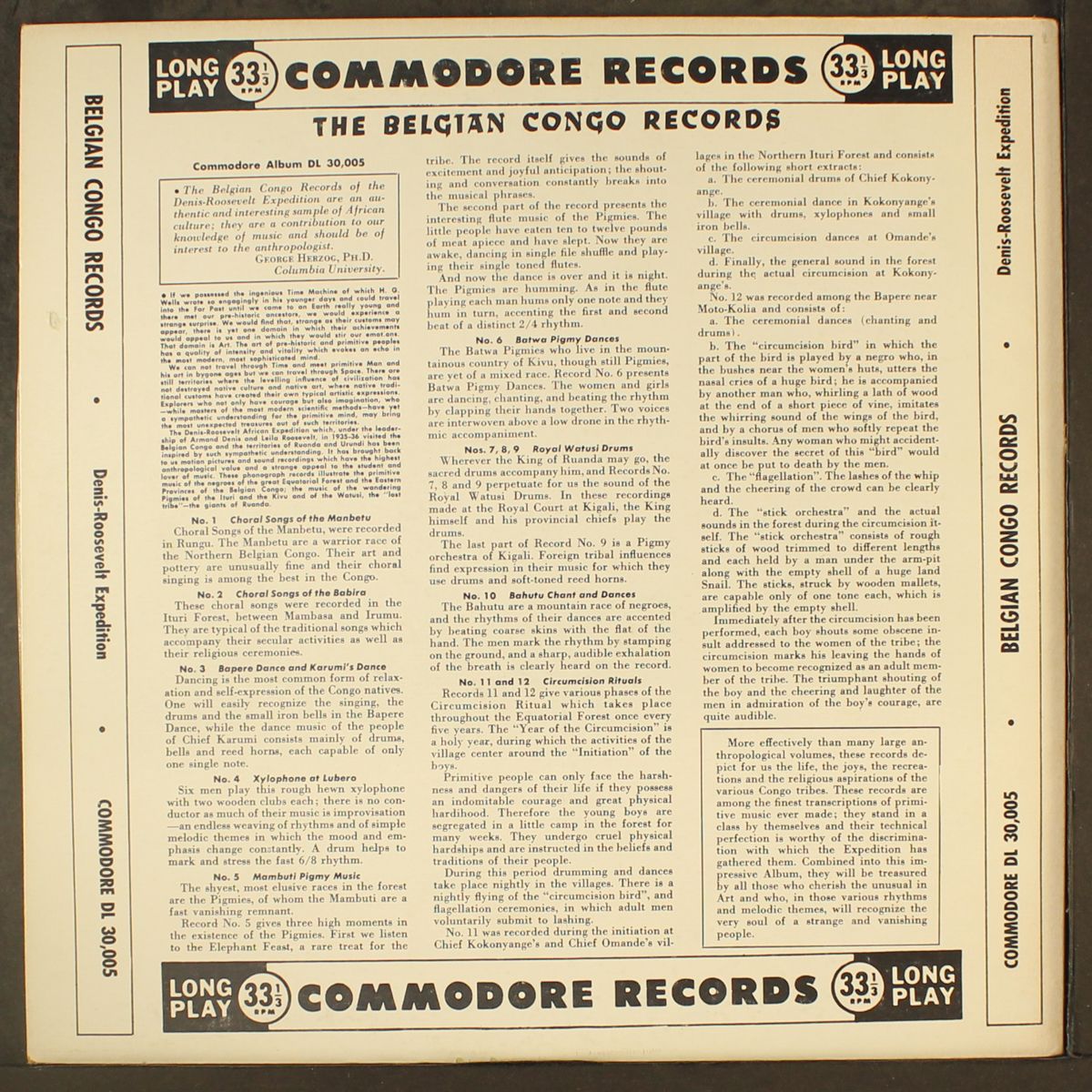 the belgian congo records by VARIOUS