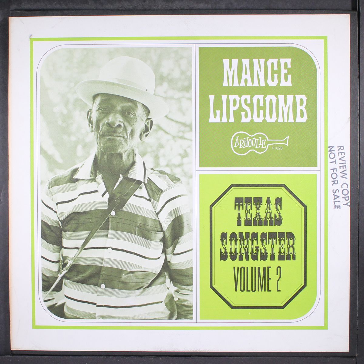 texas songster, vol. 2 by MANCE LIPSCOMB