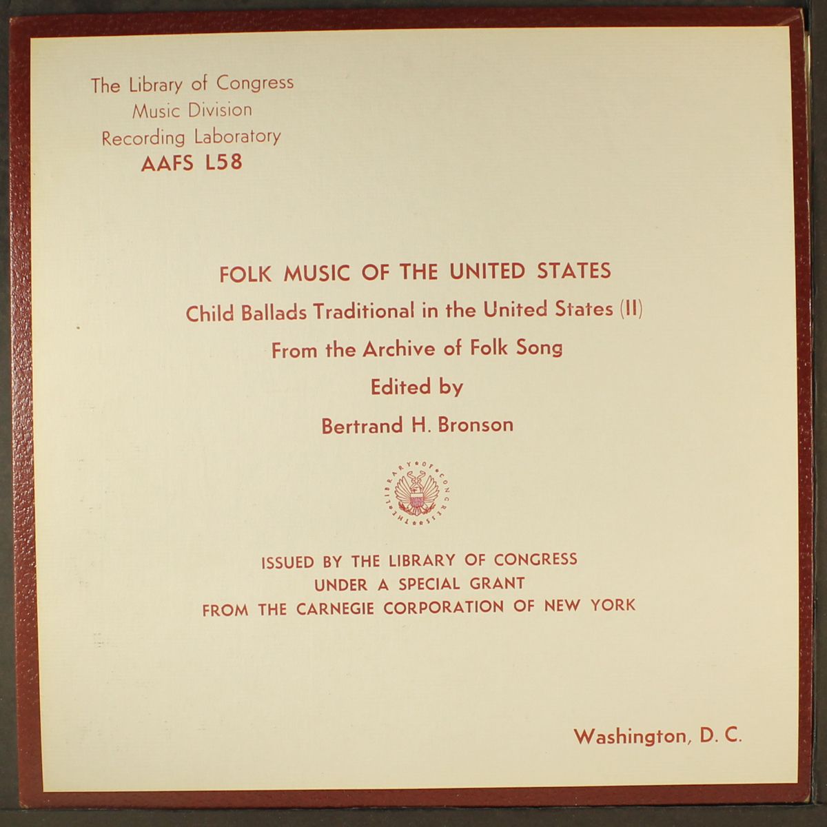 child ballads traditional in the united states (2) by VARIOUS