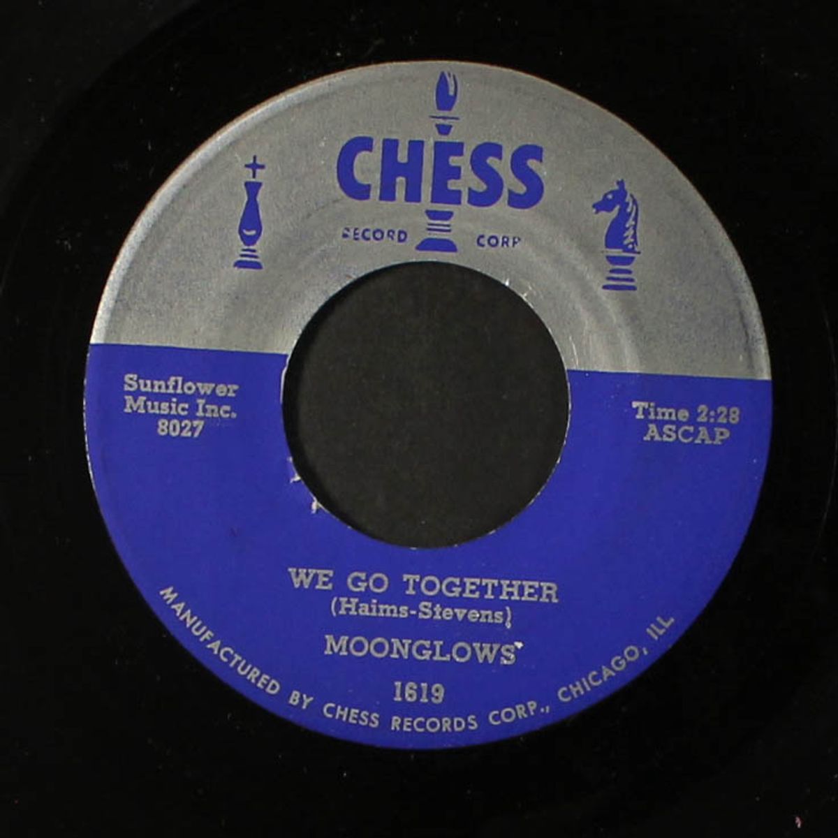 we go together / chickie um bah by MOONGLOWS