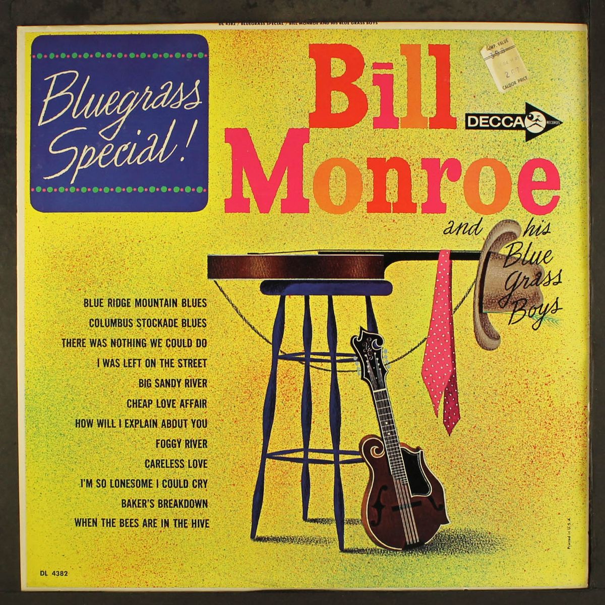 bluegrass special! by BILL MONROE