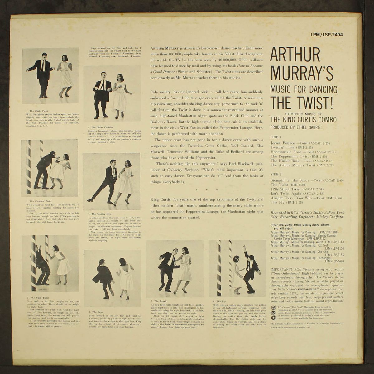 arthur murray's music for dancing the twist by KING CURTIS COMBO