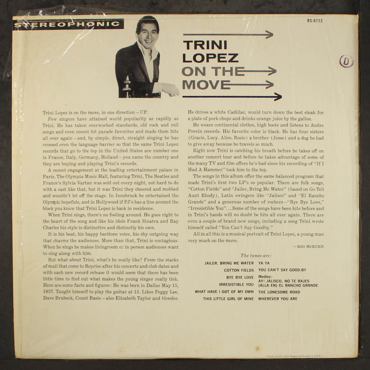 on the move by TRINI LOPEZ