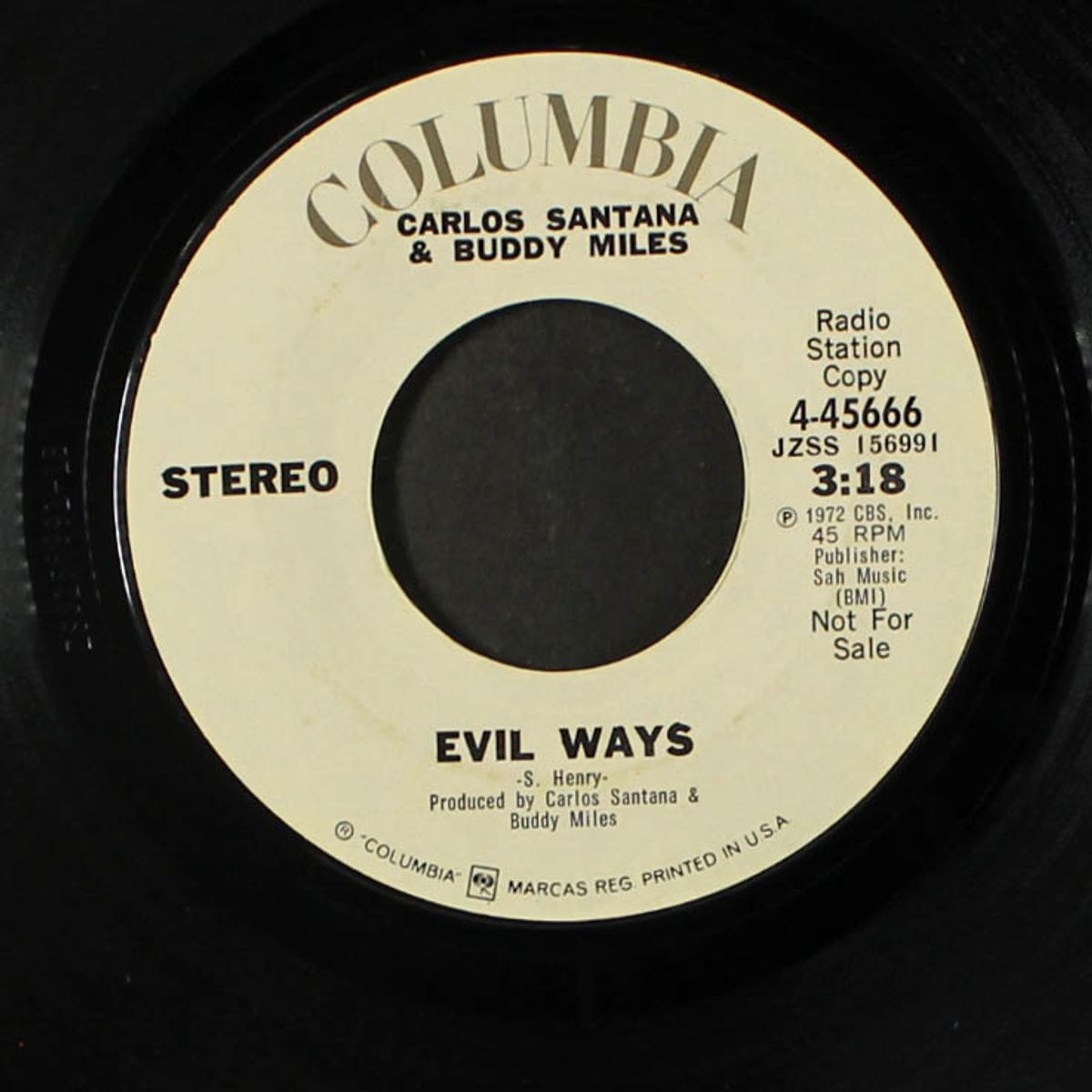 evil ways / them changes by CARLOS SANTANA & BUDDY MILES