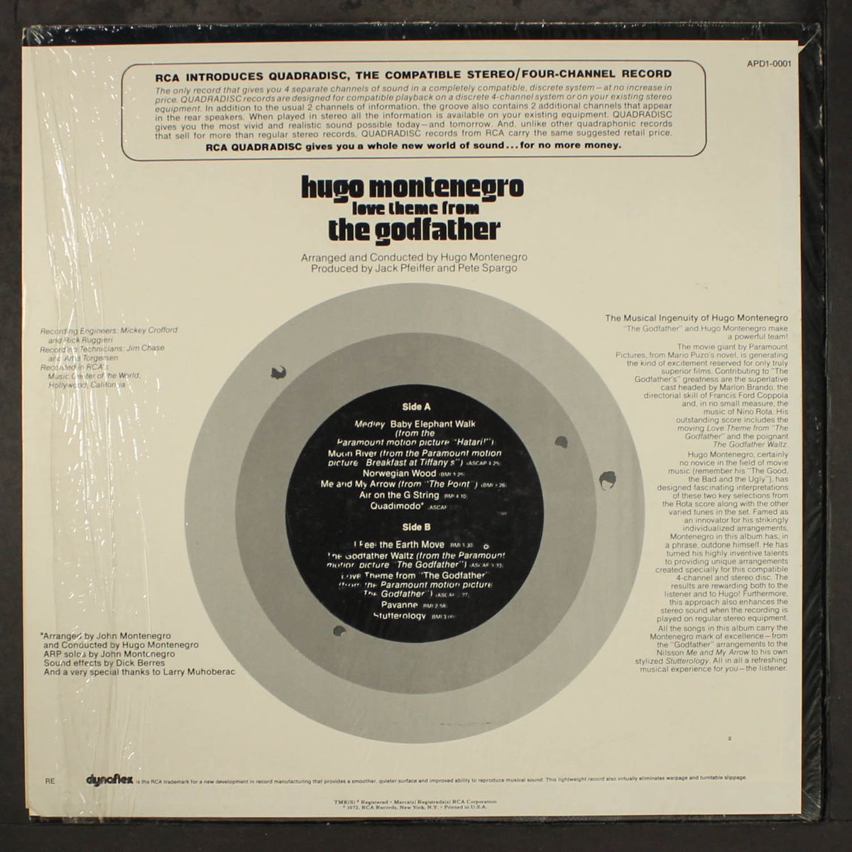 love theme from the godfather by HUGO MONTENEGRO