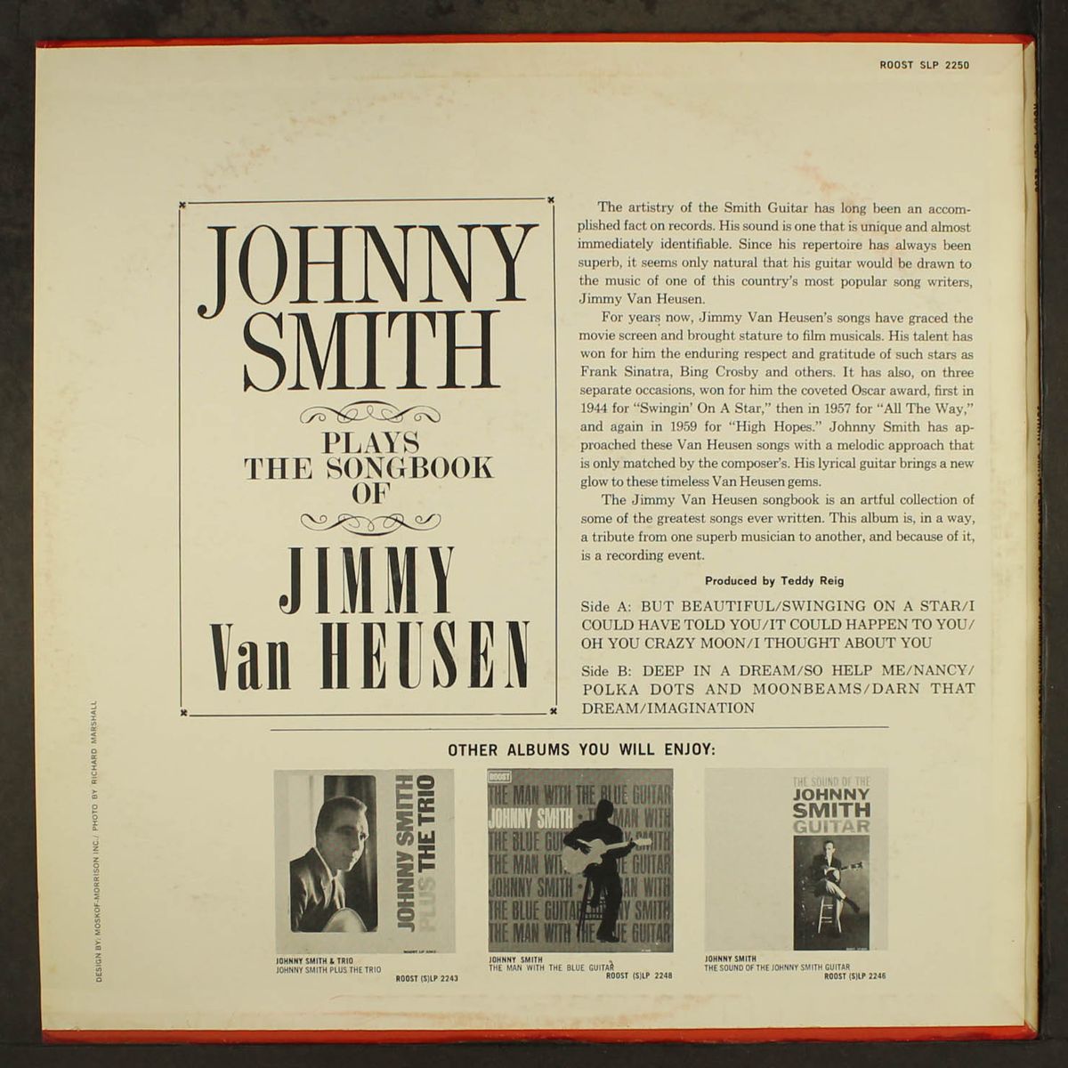 plays the music of jimmy van heusen by JOHNNY SMITH