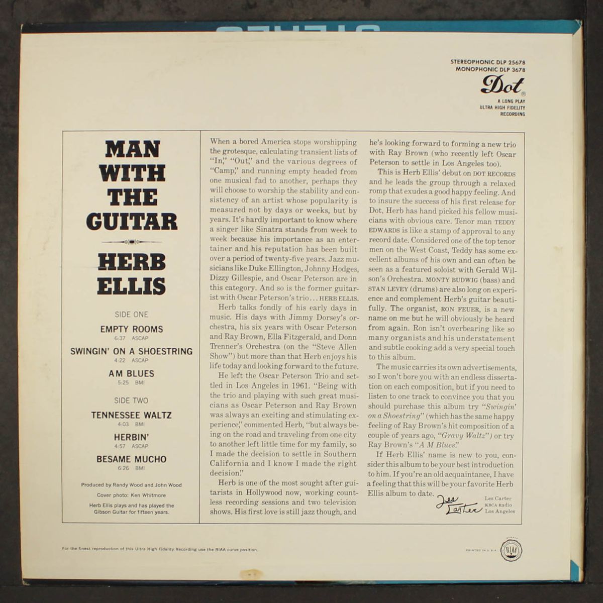 man with the guitar by HERB ELLIS