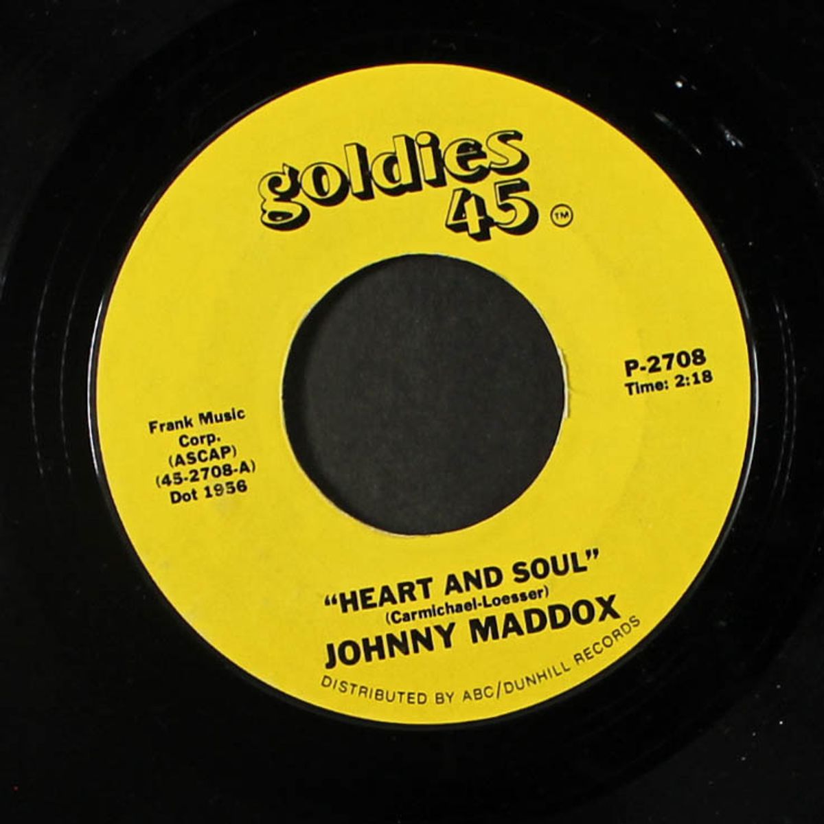 listen to that dixie band / heart and soul by JOHNNY MADDOX
