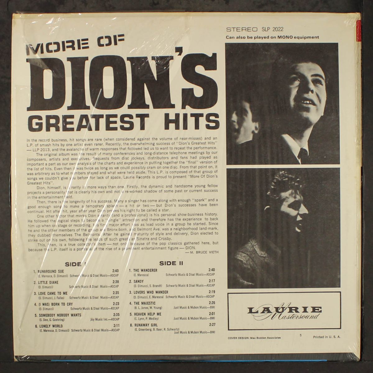more of dion's greatest hits by DION