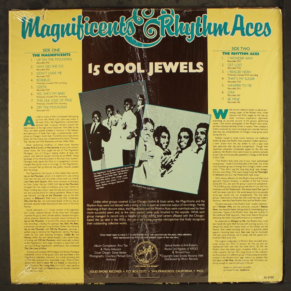 15 cool jewels by MAGNIFICENTS / RHYTHM ACES