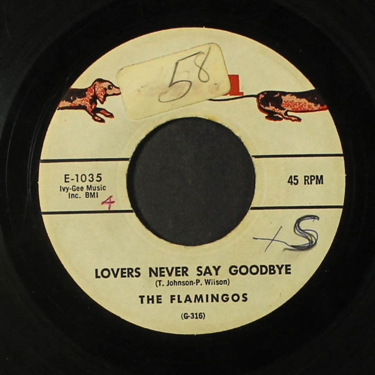 lovers never say goodbye / that love is you by FLAMINGOS