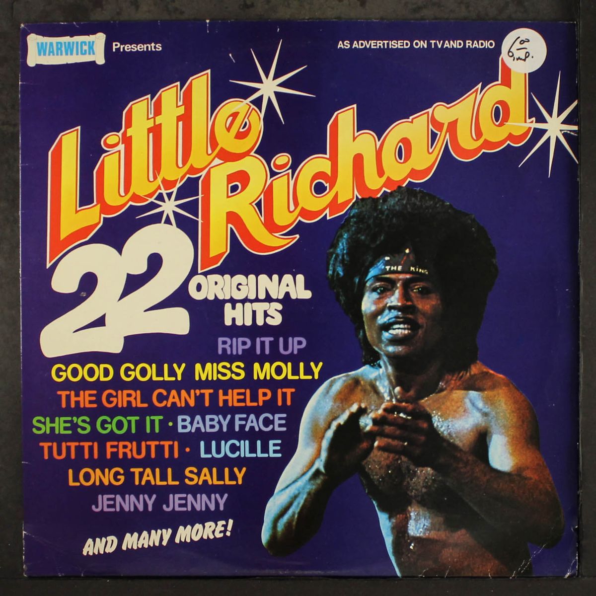 22 original hits by LITTLE RICHARD