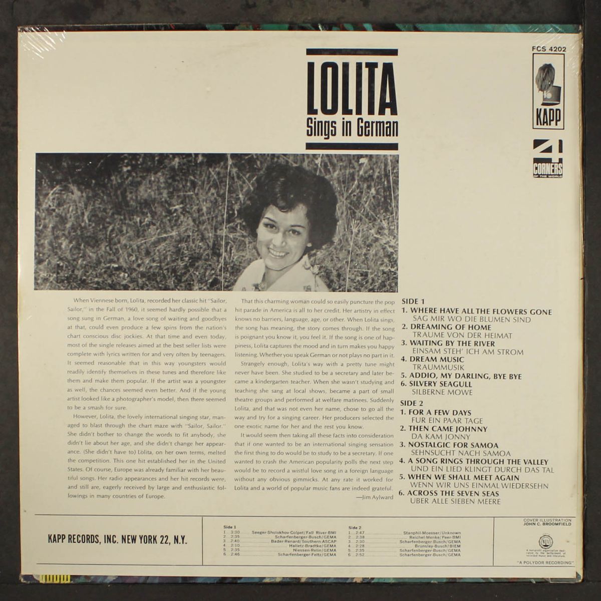 sings in german by LOLITA