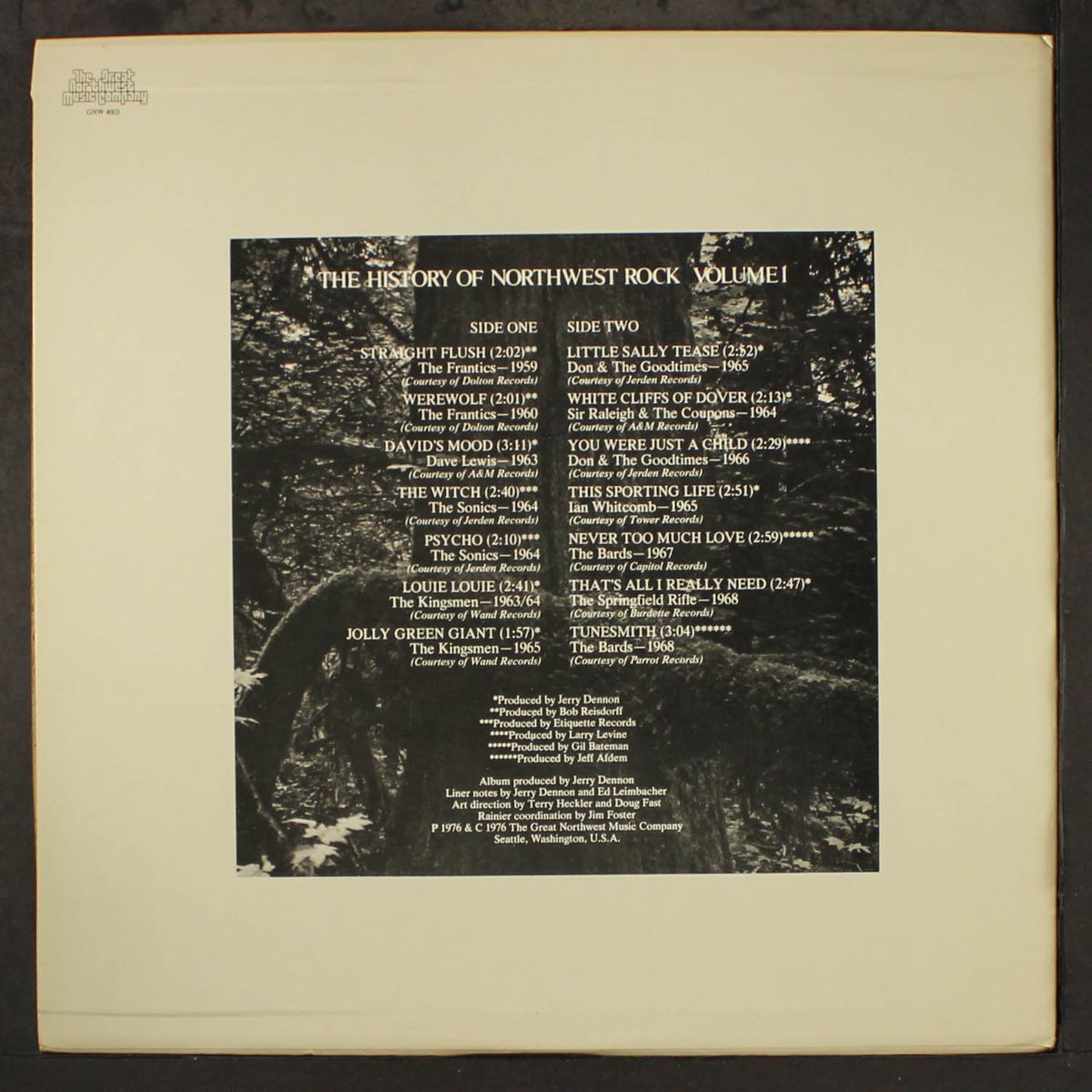 the history of northwest rock, vol. 1 by VARIOUS