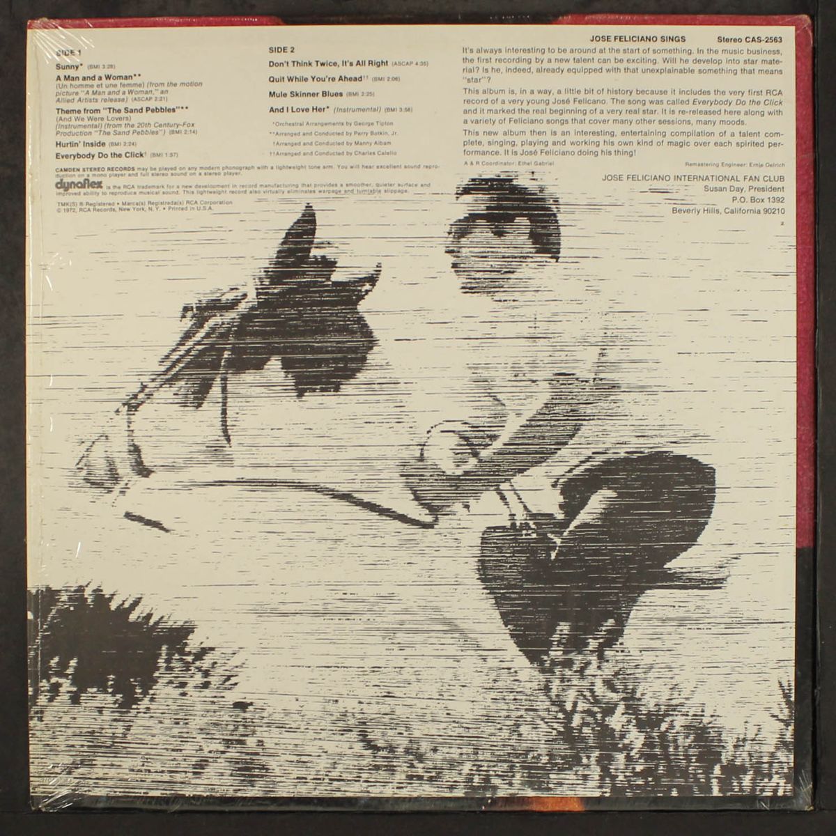 sings by JOSE FELICIANO