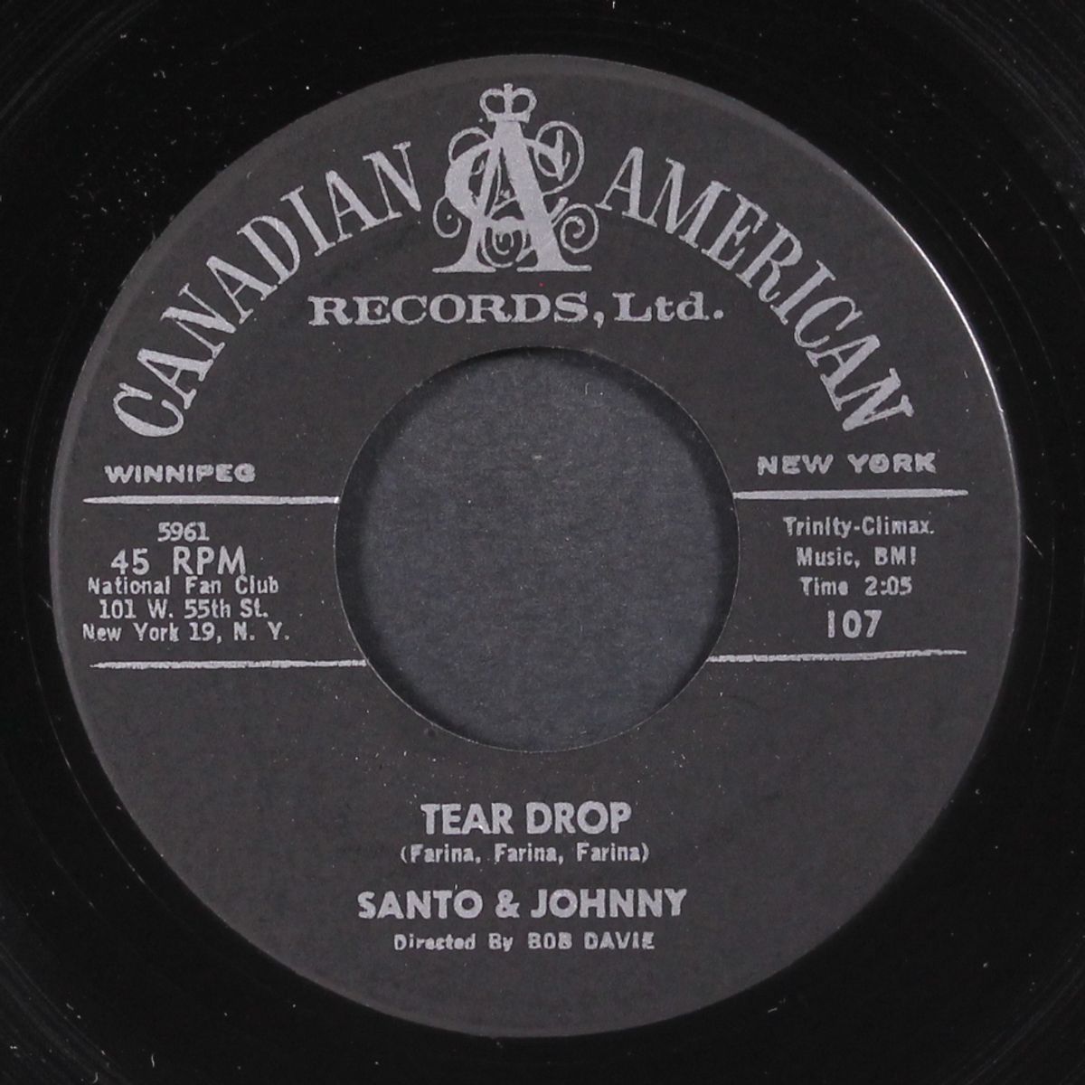 tear drop / the long walk home by SANTO & JOHNNY