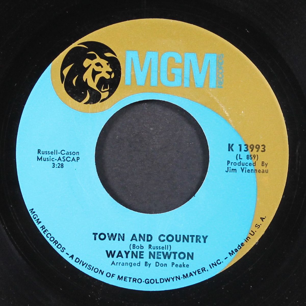 town and country / the silence says by WAYNE NEWTON