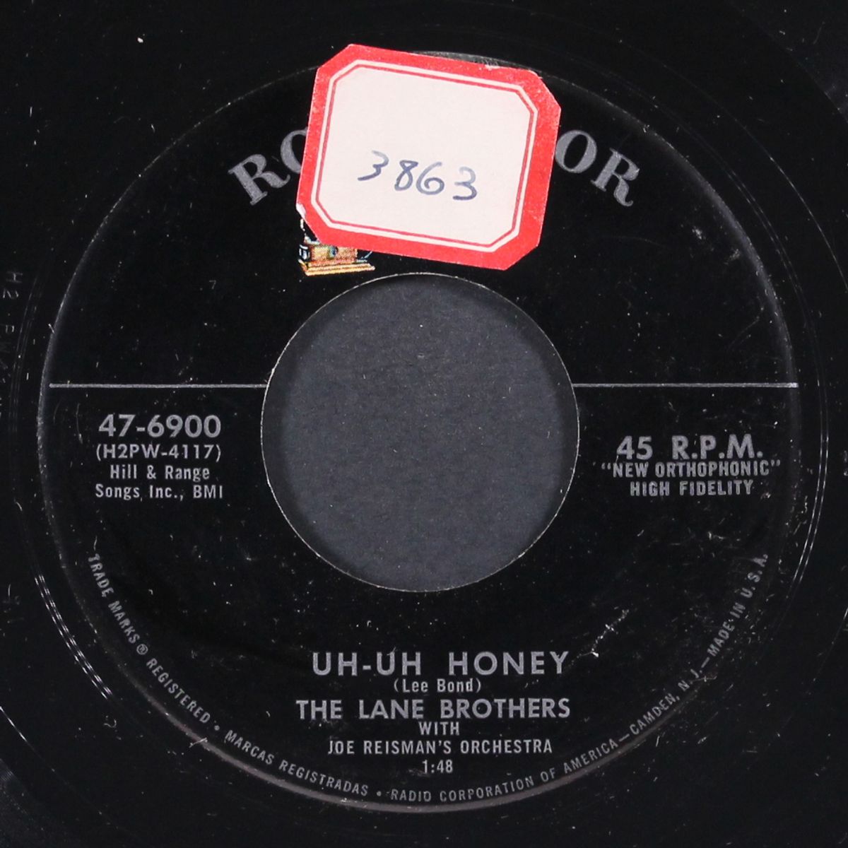 uh-uh honey / ding dang danglin' by LANE BROTHERS