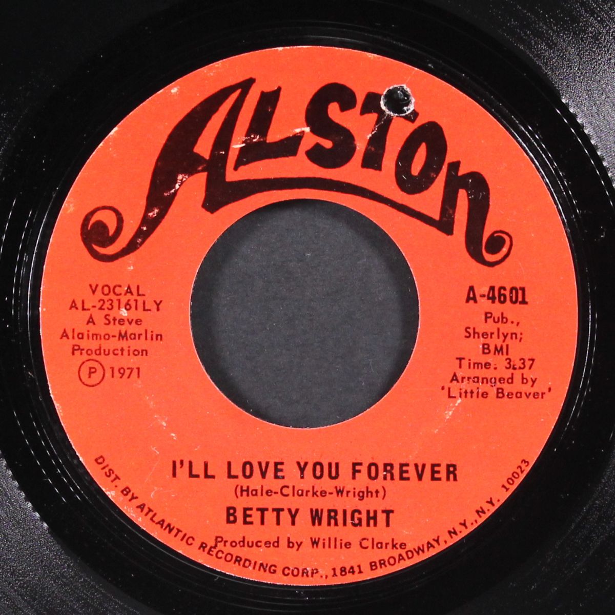 clean up woman / i'll love you forever by BETTY WRIGHT