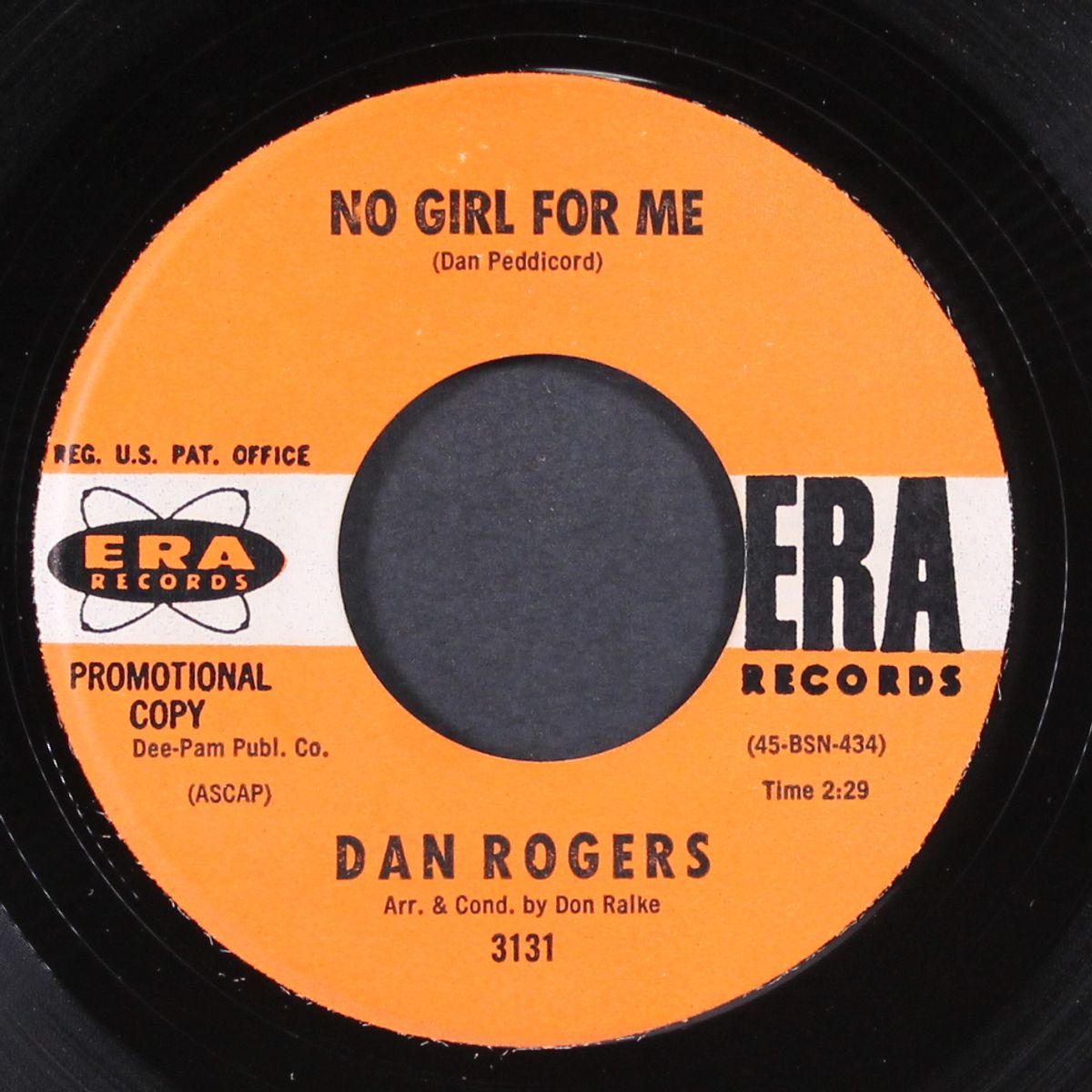 i'd be lost without you / no girl for me by DAN ROGERS