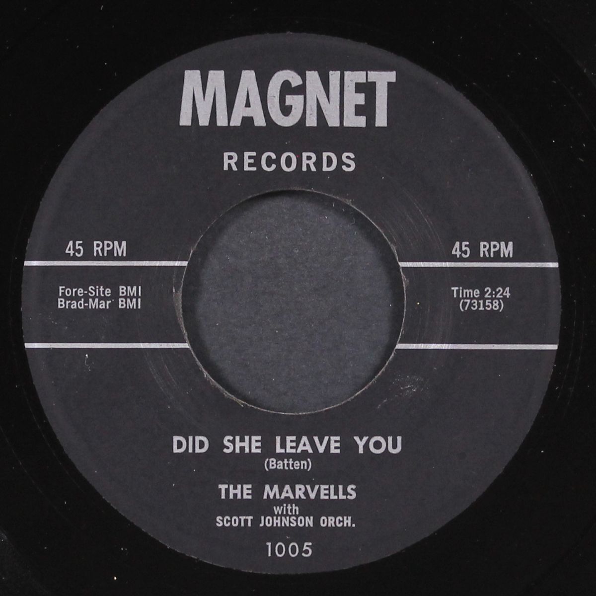 did she leave you / lovely charms by MARVELLS