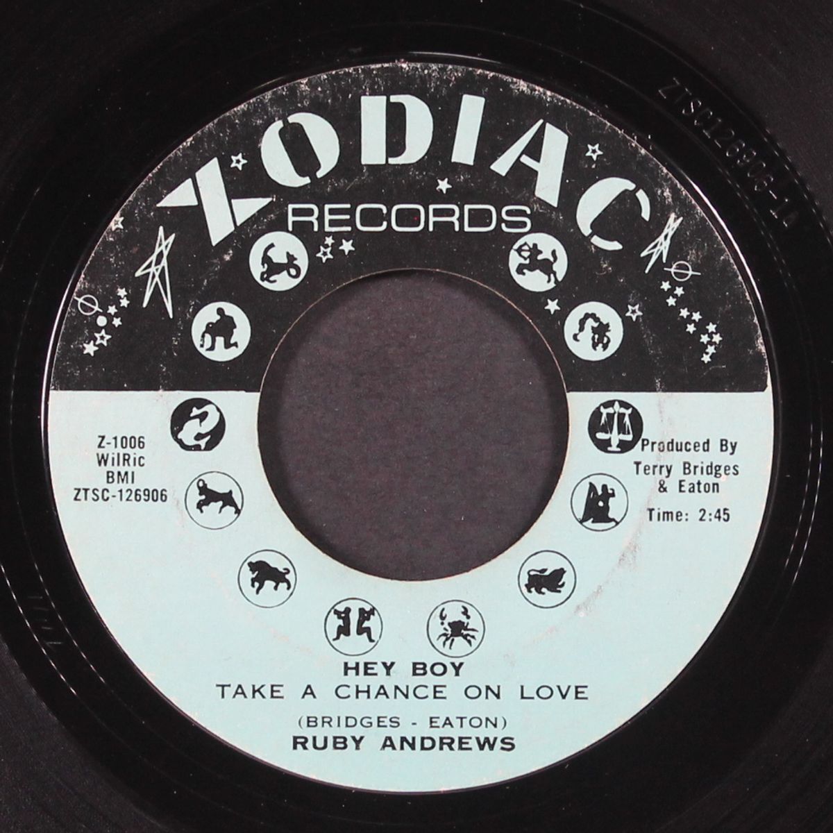 hey boy, take a chance on love / come to me by RUBY ANDREWS