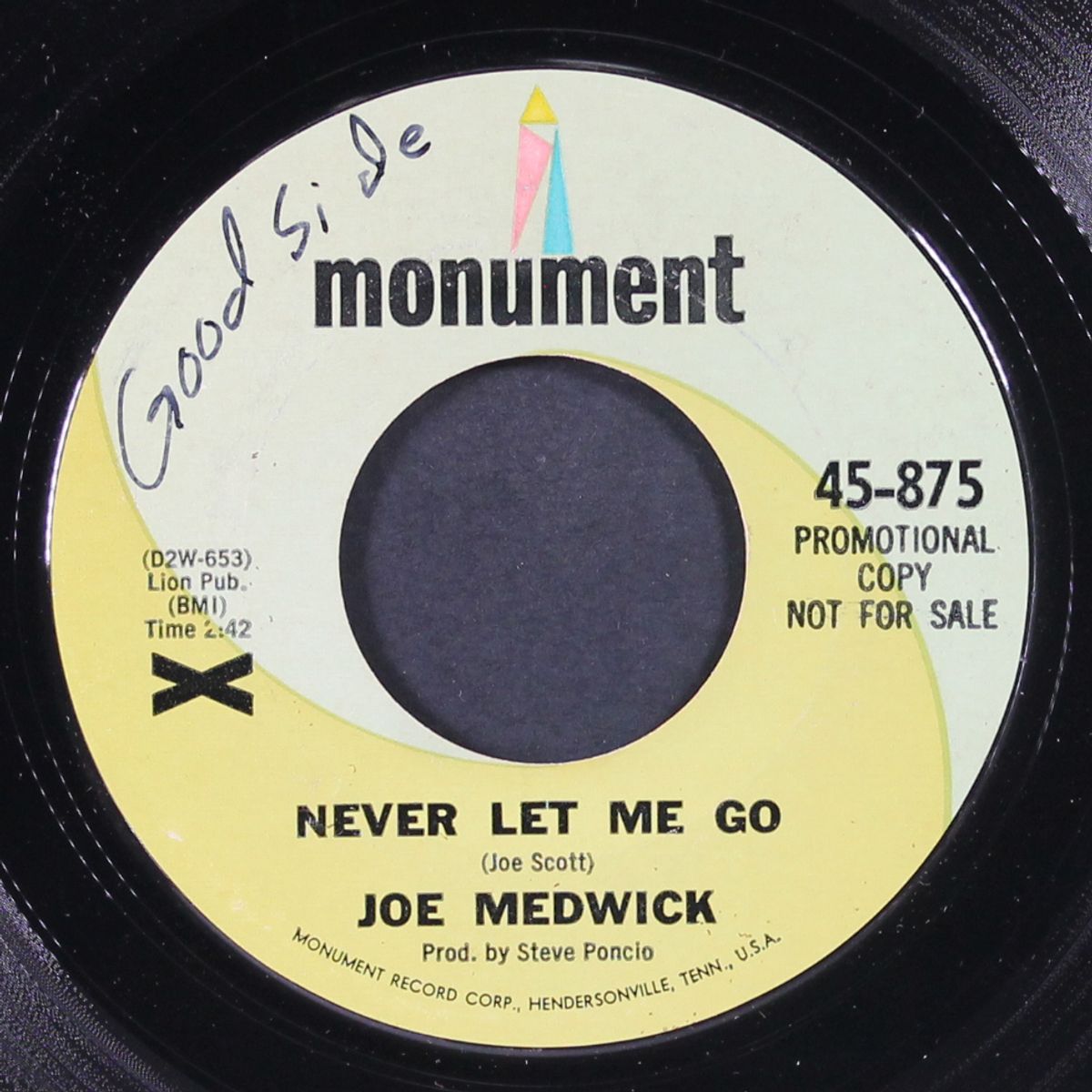 never let me go / have fun baby by JOE MEDWICK