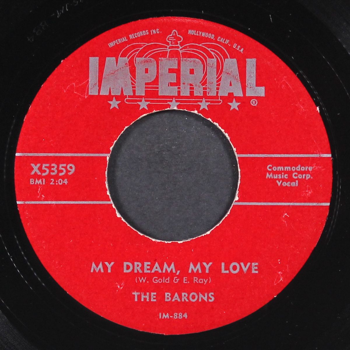 my dream, my love / i know i was wrong by BARONS