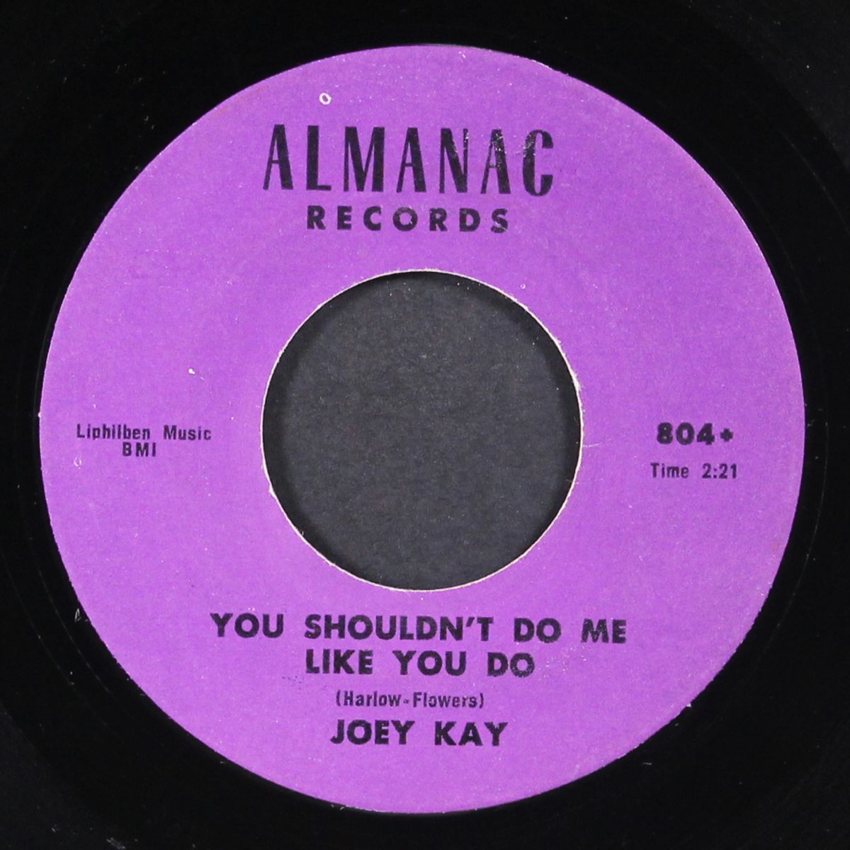 you shouldn't treat me like you do / johnny bon bonney by JOEY KAY
