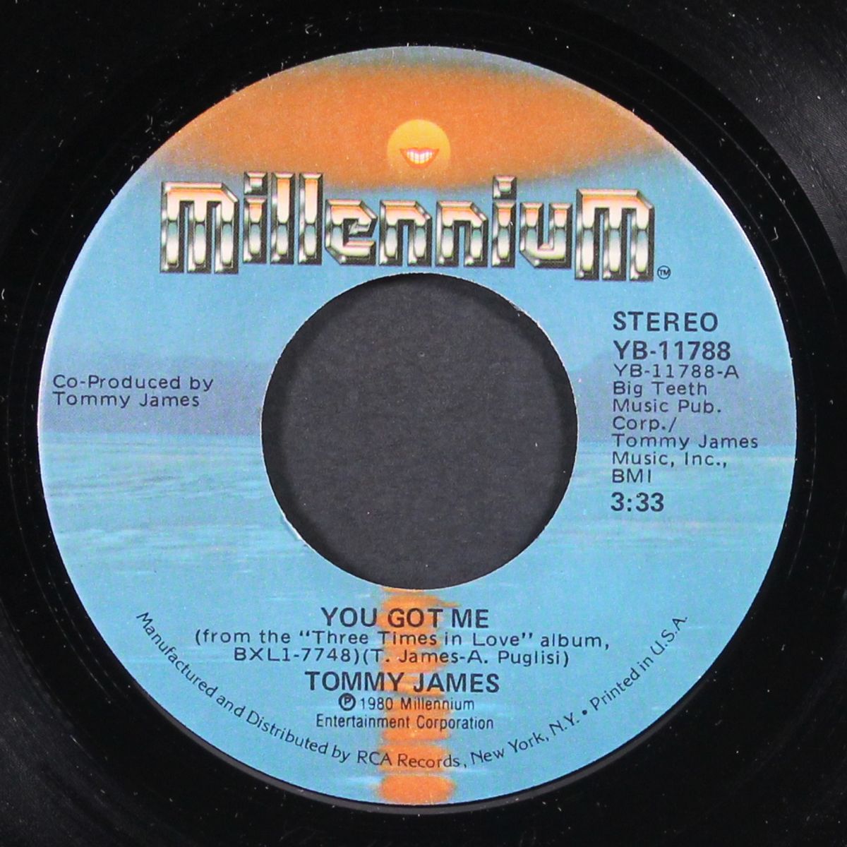 you got me / it's all right for now by TOMMY JAMES