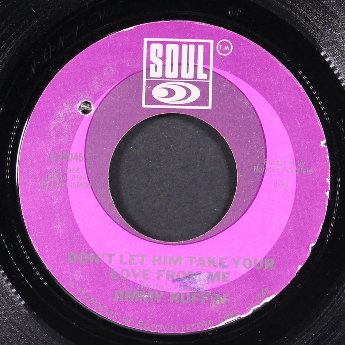 don't let him take your love from me / lonely lonely man am i by JIMMY RUFFIN