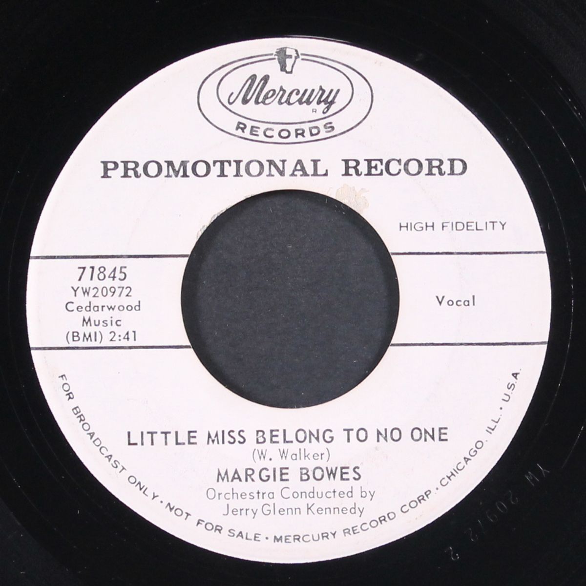 bitter sweet kisses / little miss belong to no one by MARGIE BOWES