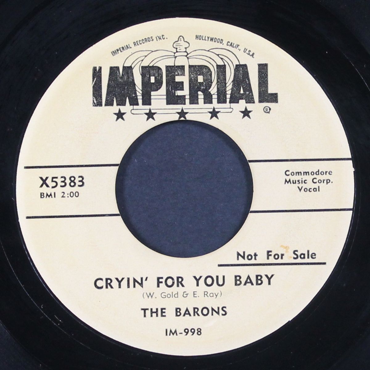 so long, my darling / cryin' for you baby by BARONS