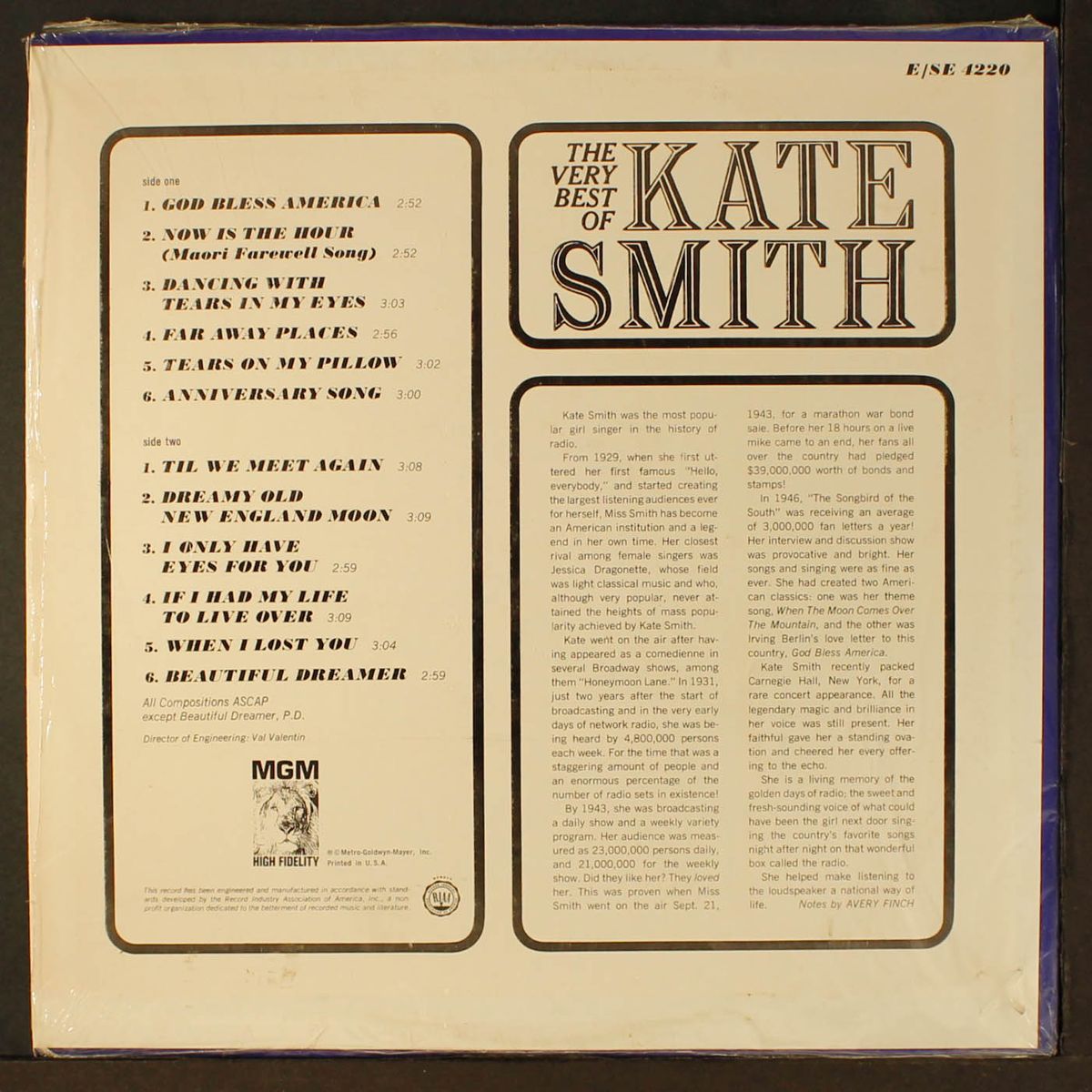 the very best of by KATE SMITH