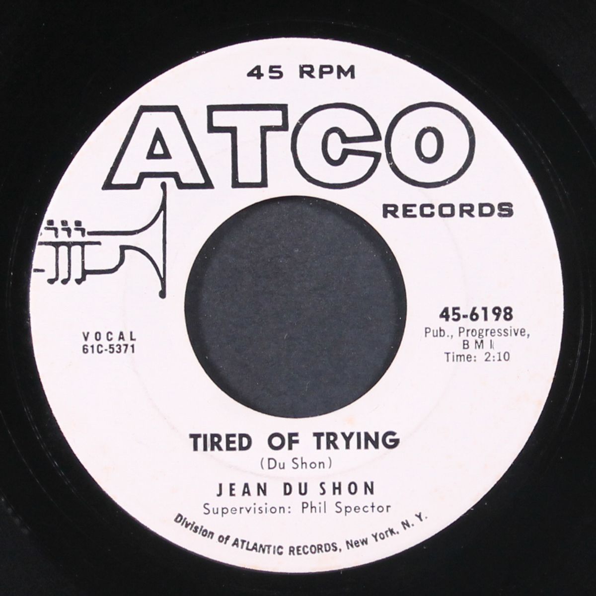 tired of trying / talk to me, talk to me by JEAN DU SHON