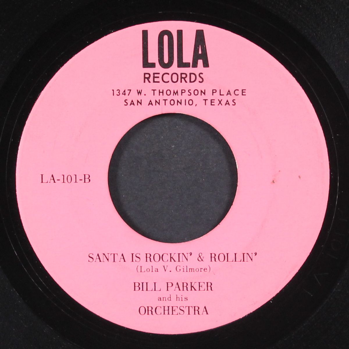 i just want your kiss for christmas / santa is rockin' & rollin' by BILL PARKER