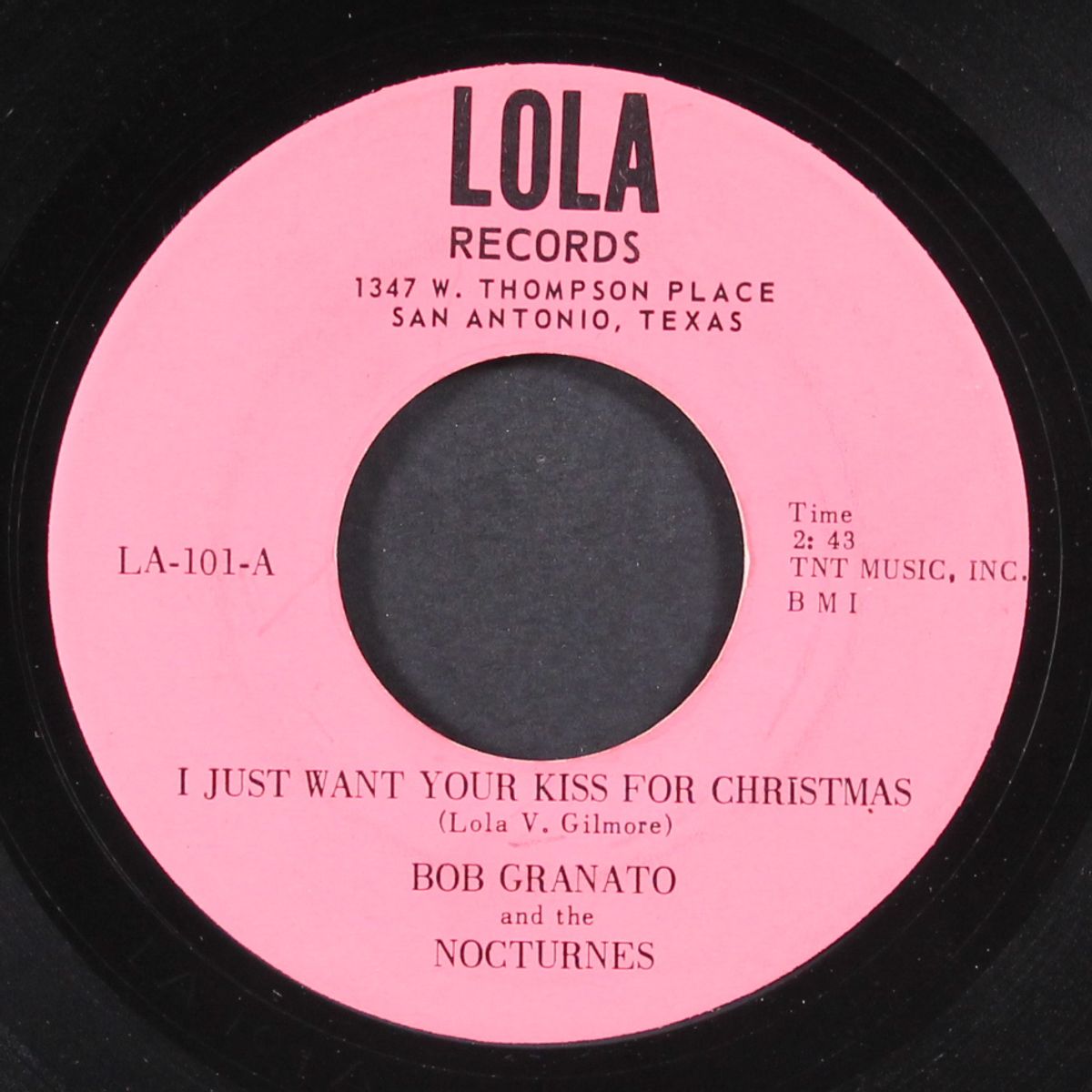 i just want your kiss for christmas / santa is rockin' & rollin' by BILL PARKER