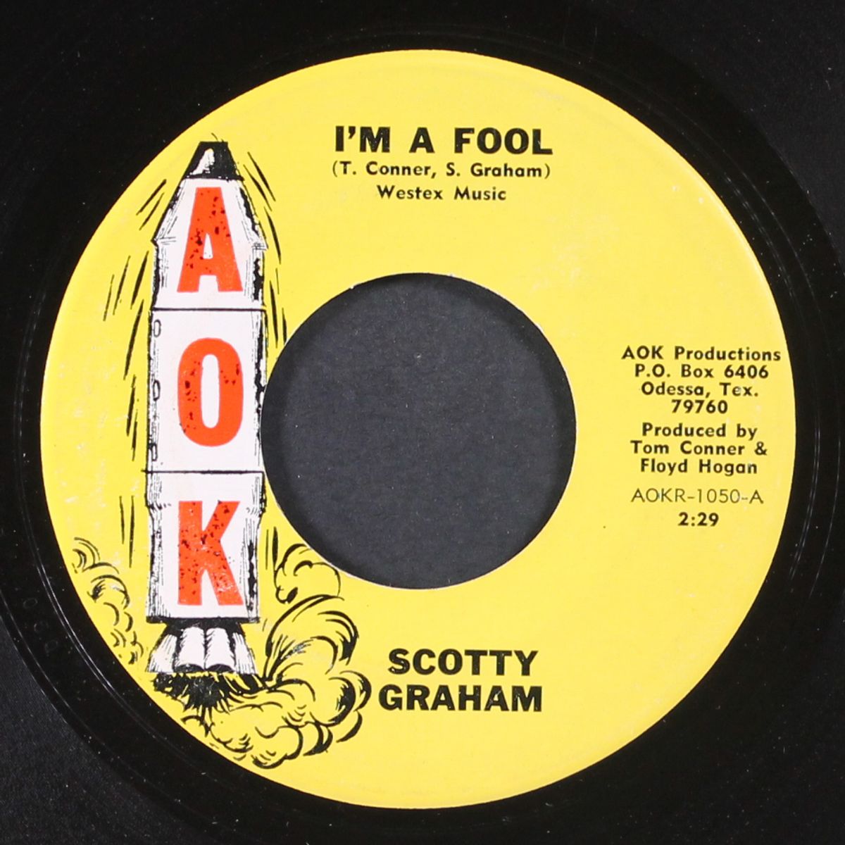 blue is the color / i'm a fool by SCOTTY GRAHAM