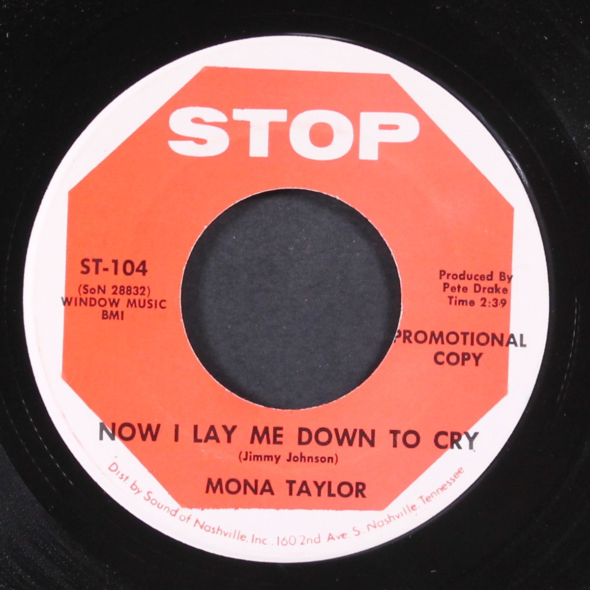 dying a little every day / now i lay me down to cry by MONA TAYLOR