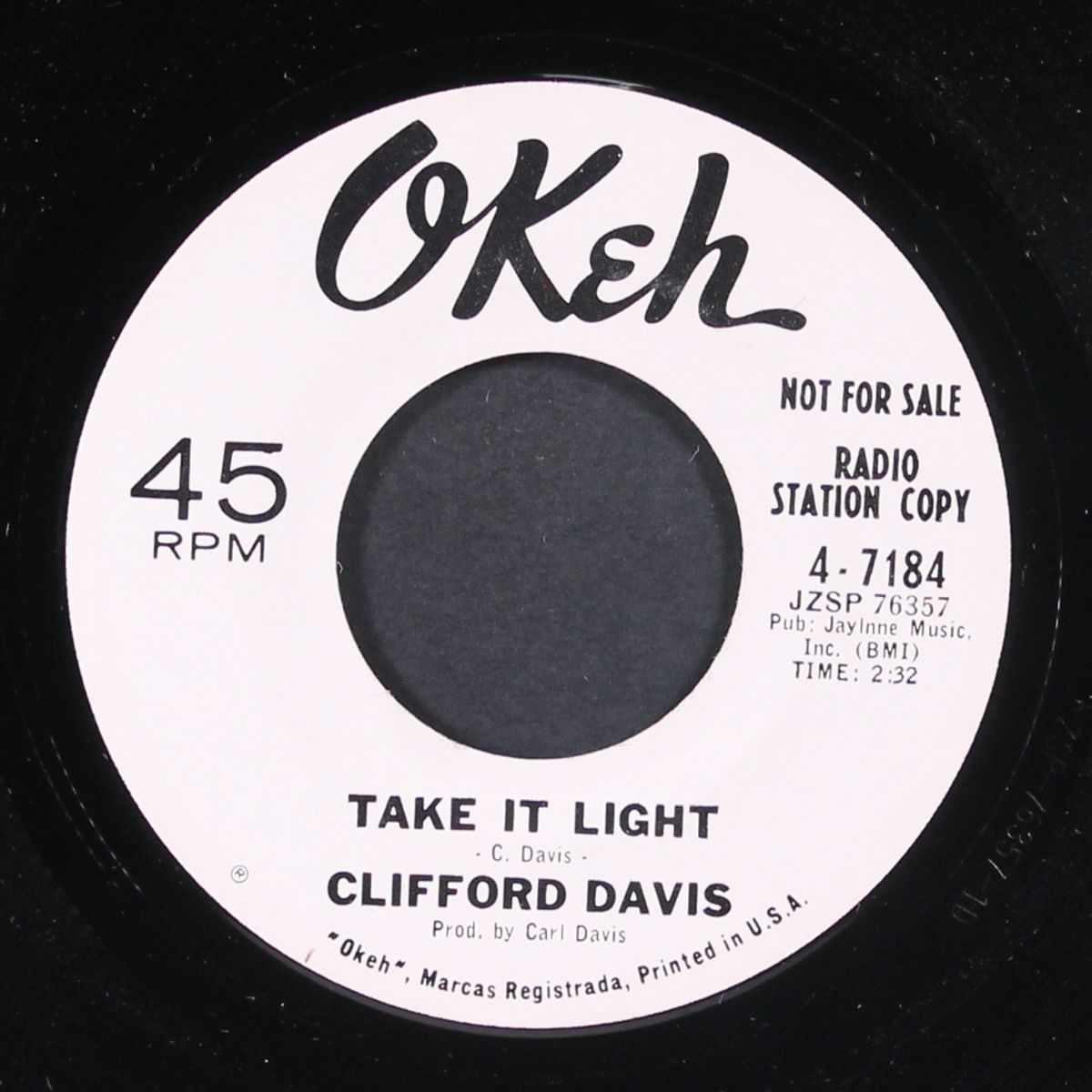 finders keepers, losers weepers / take it light by CLIFFORD DAVIS
