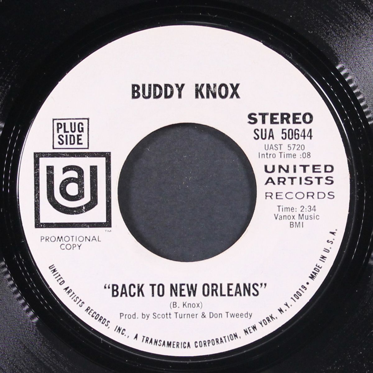back to new orleans / yesterday is gone by BUDDY KNOX