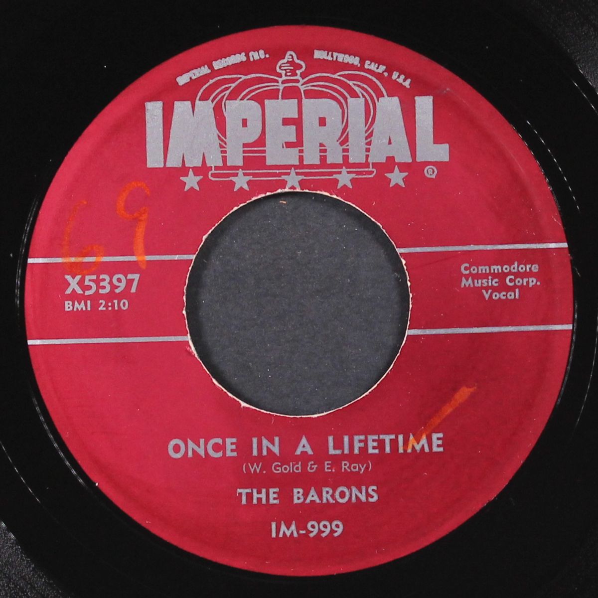 once in a lifetime / don't walk out by BARONS