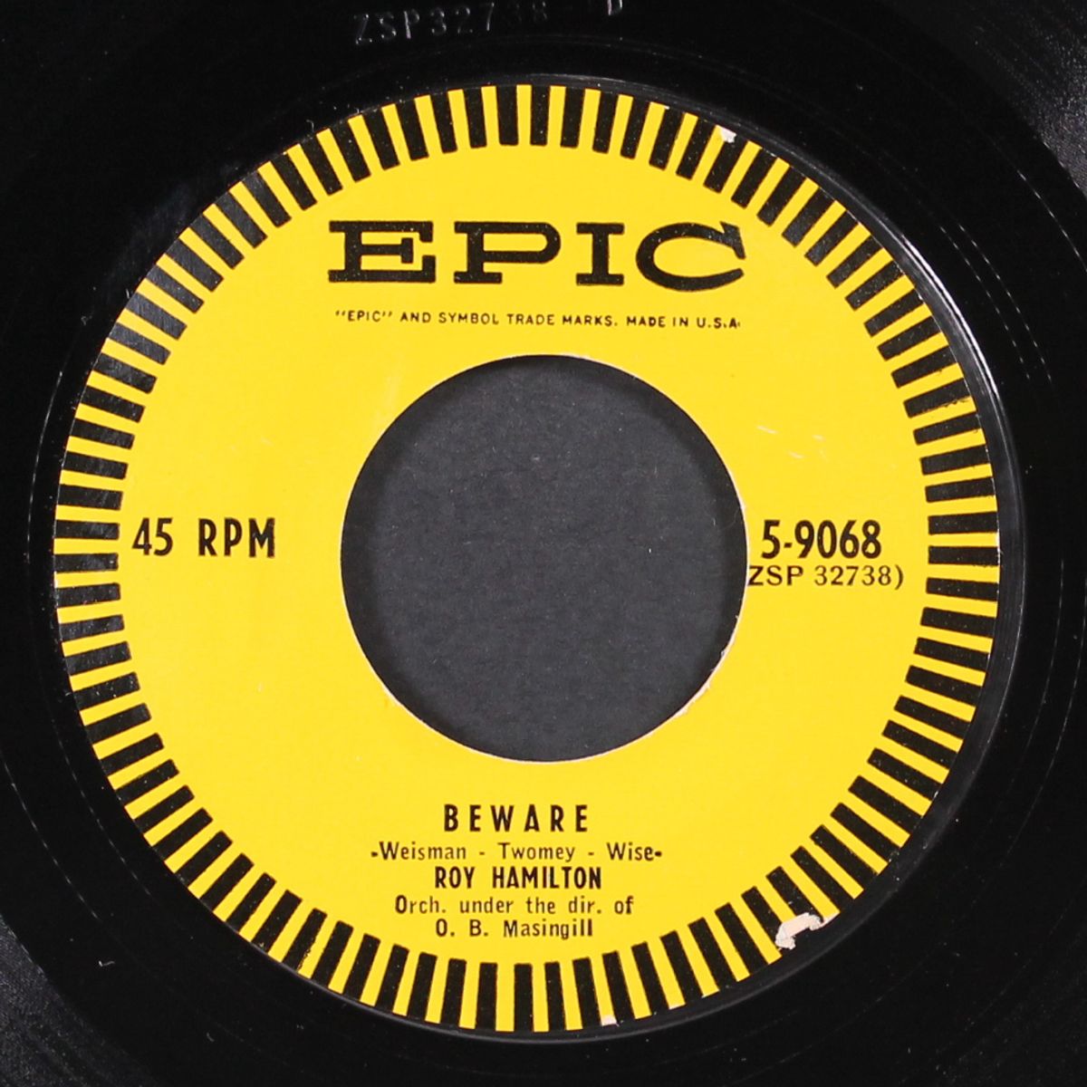 beware / ebb tide by ROY HAMILTON