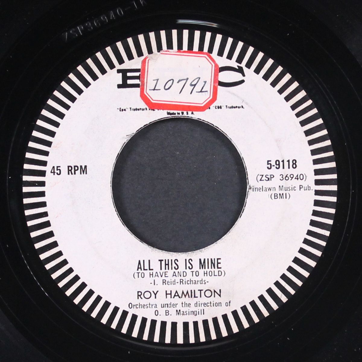 a little voice / all this is mine by ROY HAMILTON