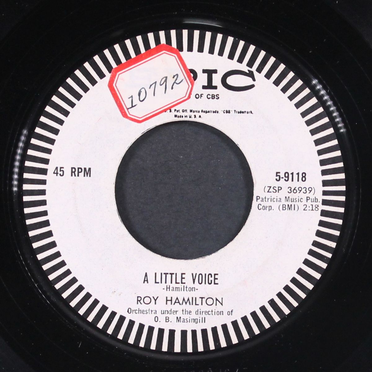 a little voice / all this is mine by ROY HAMILTON