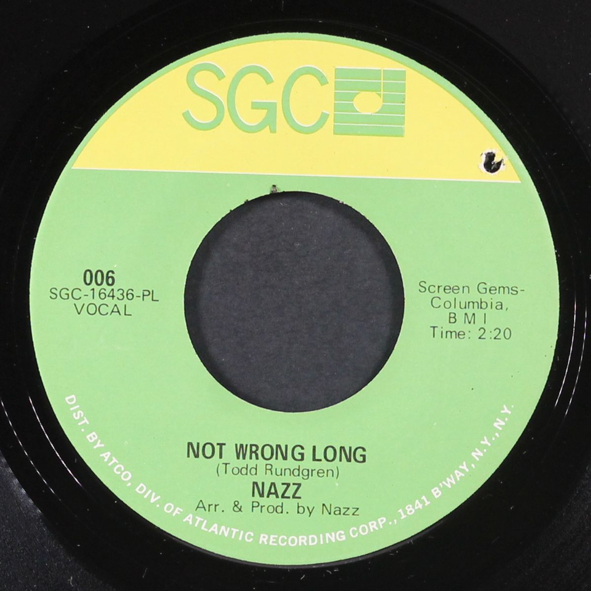 not wrong long / under the ice by NAZZ