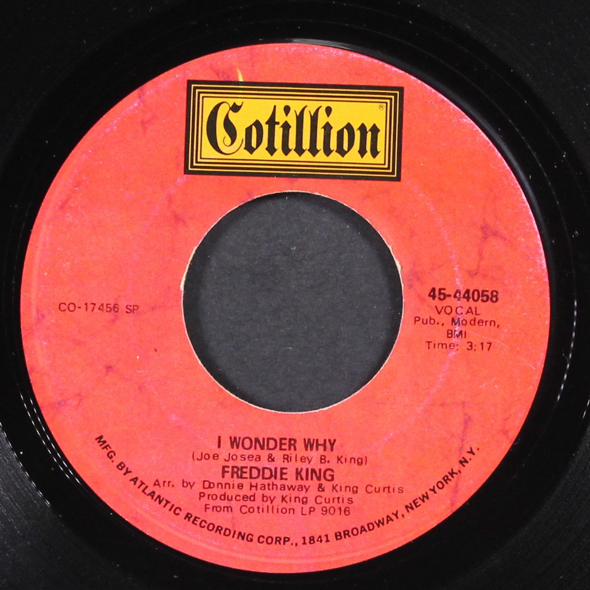 yonder wall / i wonder why by FREDDIE KING