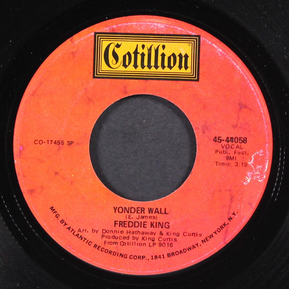 yonder wall / i wonder why by FREDDIE KING